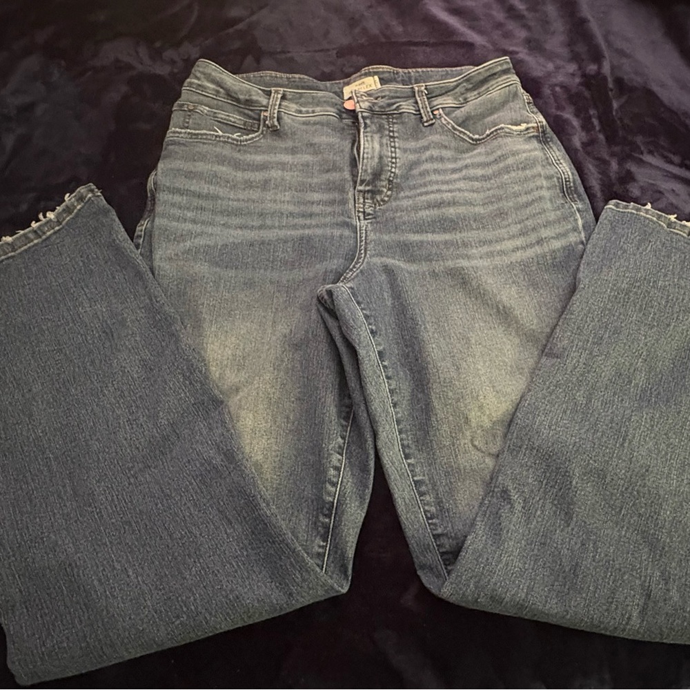 Maurices Denim Straight Leg Jeans in Blue